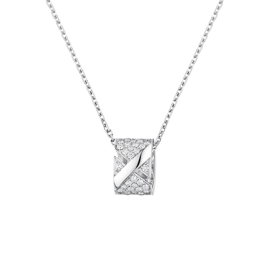 ¡®Jewelicorn¡¯LIENS EVIDENCE DIAMOND PAVED NECKLACE