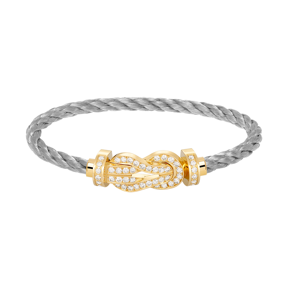 ¡®Jewelicorn¡¯CHANCE LARGE 8 FIGURE BUCKLE FULLDIAMOND BRACELET GOLD