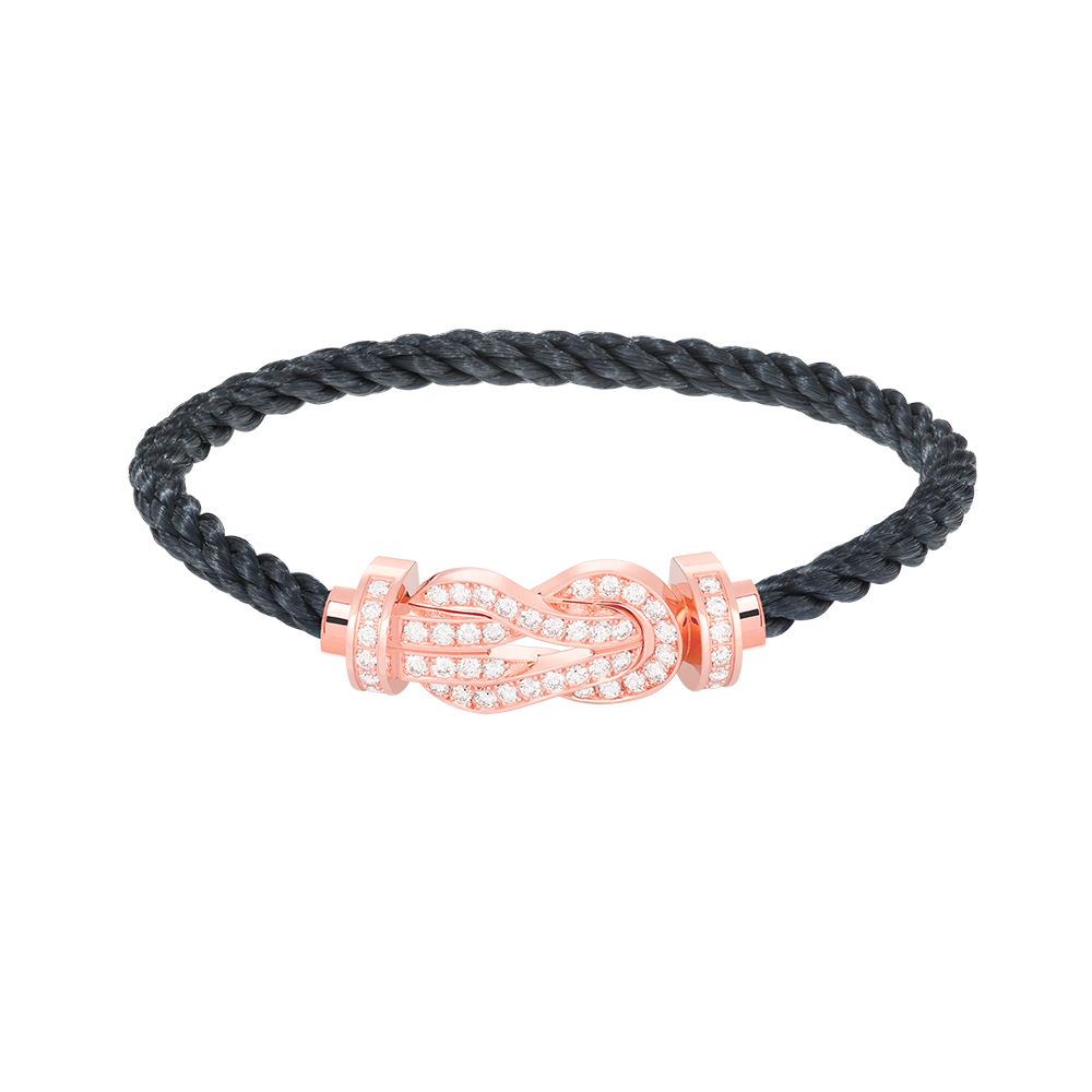 ¡®Jewelicorn¡¯CHANCE LARGE 8 FIGURE BUCKLE FULL DIAMOND BRACELET ROSE GOLD