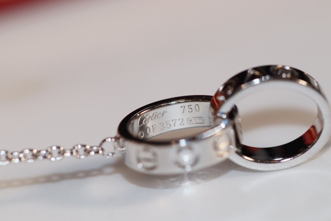 ¡®Jewelicorn¡¯LOVE NECKLACE PINK GOLD AND SILVER