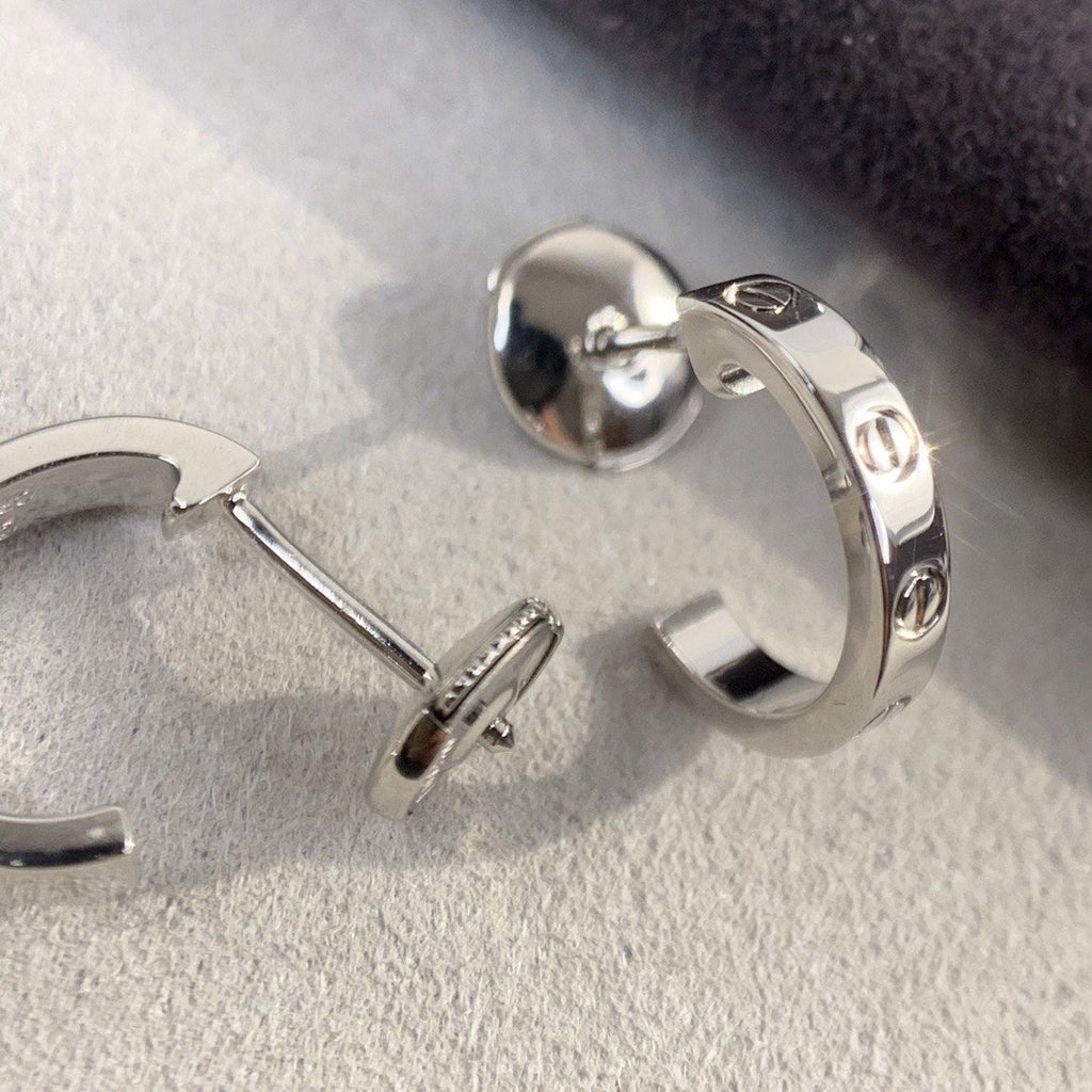 ¡®Jewelicorn¡¯LOVE EARRINGS 2.65MM SILVER