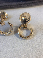 ¡®Jewelicorn¡¯JUSTE EARRINGS GOLD DIAMONDS