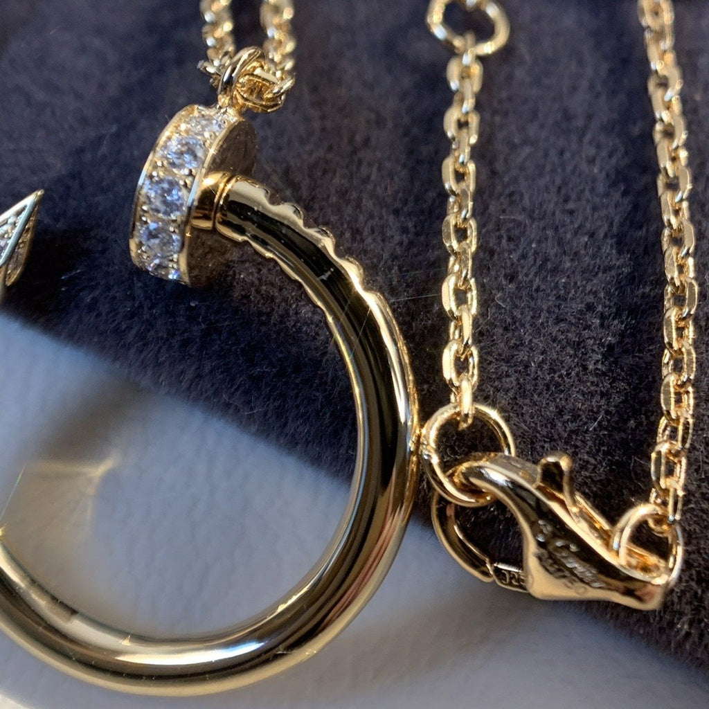 ¡®Jewelicorn¡¯JUSTE NECKLACE PINK GOLD