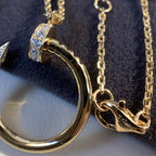 ¡®Jewelicorn¡¯JUSTE NECKLACE PINK GOLD