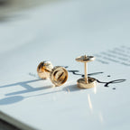 ¡®Jewelicorn¡¯LOVE EARRINGS PINK GOLD 10MM