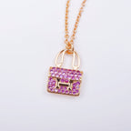 ¡®Jewelicorn¡¯CONSTANCE PEDANT PURPLE DIAMOND NECKLACE