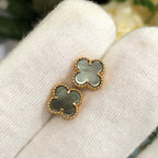 ¡®Jewelicorn¡¯CLOVER MINI GOLD EARRINGS