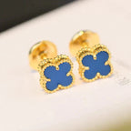 ¡®Jewelicorn¡¯CLOVER MINI 9.5MM TURQUOISE EARRINGS