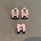 ¡®Jewelicorn¡¯MINI POP H SILVER EARRINGS PINK