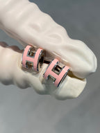 ¡®Jewelicorn¡¯MINI POP H SILVER EARRINGS PINK