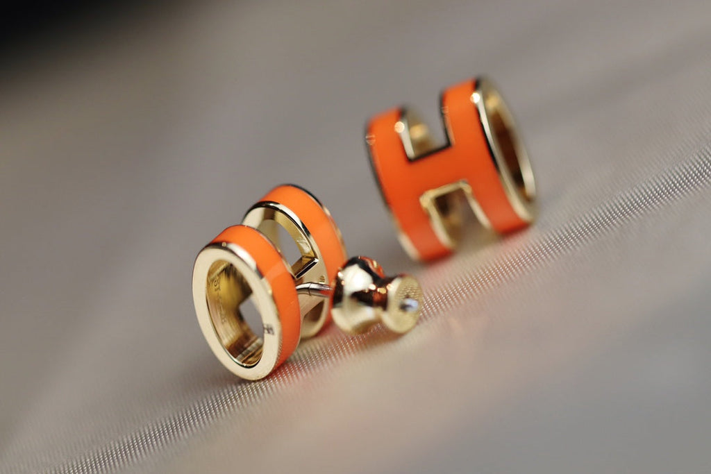 ¡®Jewelicorn¡¯MINI POP H EARRINGS ORANGE