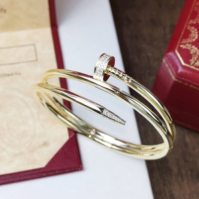 ¡®Jewelicorn¡¯JUSTE BRACELET 3.5MM DOUBLE ROW DIAMOND