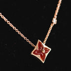 ¡®Jewelicorn¡¯STAR NECKLACE PINK GOLD 1 DIAMOND