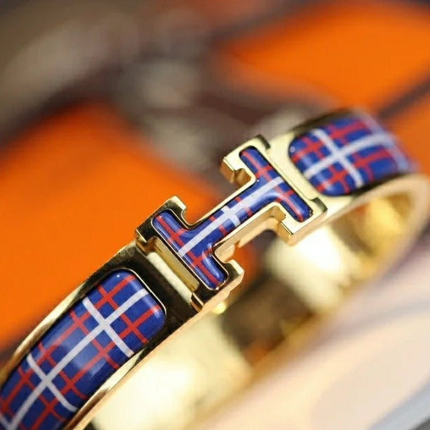 ¡®Jewelicorn¡¯H TARTAN BRACELET 12MM