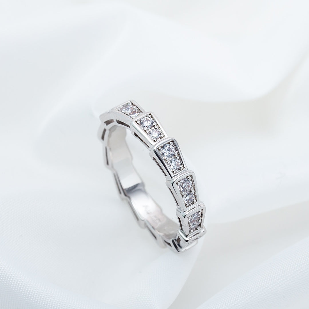¡®Jewelicorn¡¯SERPENTI RING SILVER DIAMOND PAVED 3MM