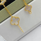 ¡®Jewelicorn¡¯MAGIC CLOVER MOP GOLD BRACELET 5 MOTIFS