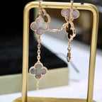 ¡®Jewelicorn¡¯CLOVER 5 MOTIF GRAY MOP  BRACELET