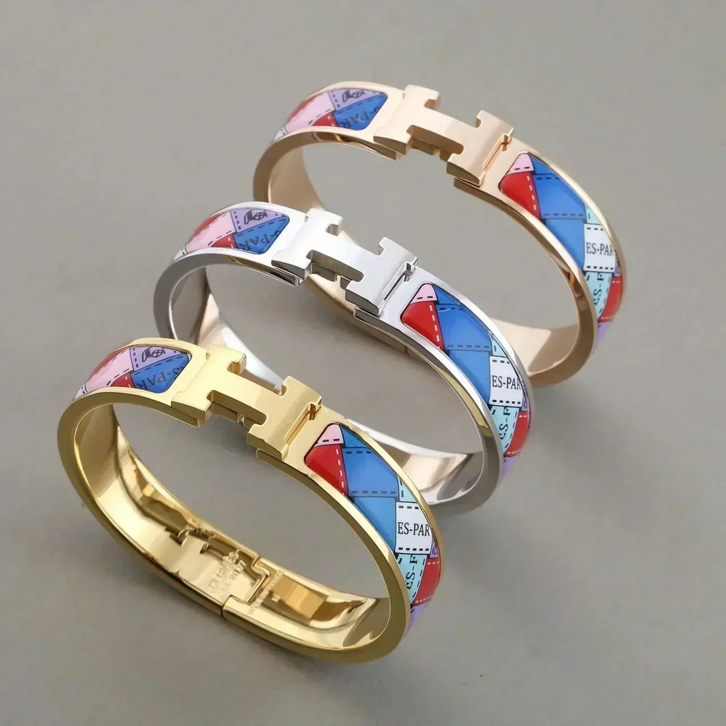 ¡®Jewelicorn¡¯H BRACELET DOTTED BORDER 12MM