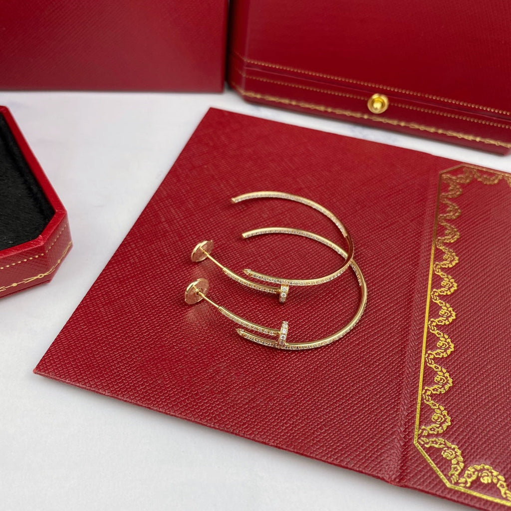 ¡®Jewelicorn¡¯JUSTE EARRINGS FULL DIAMONDS 1.8MM