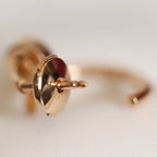 ¡®Jewelicorn¡¯JUSTE EARRINGS PINK GOLD