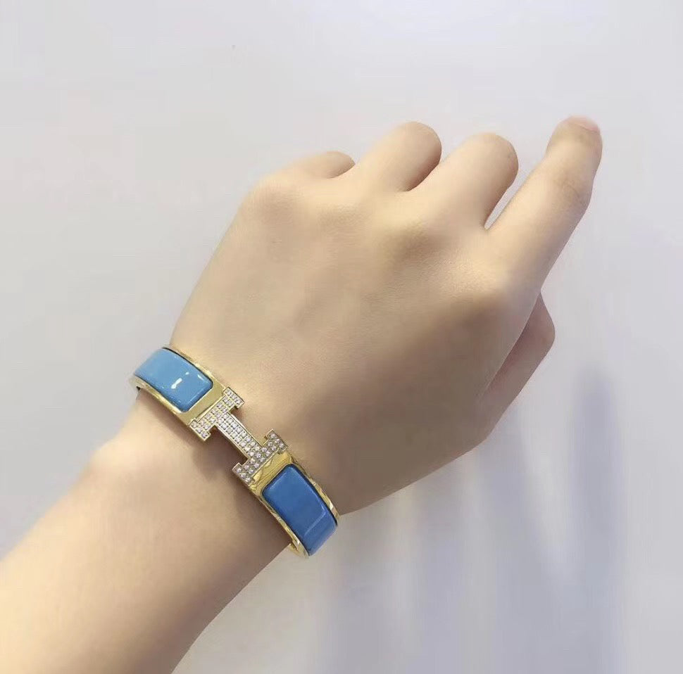 ¡®Jewelicorn¡¯H CLOUD BLUE BRACELET GOLD DIAMOND
