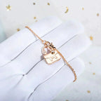 ¡®Jewelicorn¡¯AMULETTE PEDANT ROSE GOLD NECKLACE