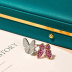¡®Jewelicorn¡¯TWIN BUTTERFLY DIAMOND RING