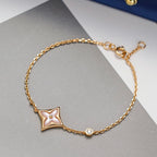 ¡®Jewelicorn¡¯STAR 1 DIAMOND PINK GOLD BRACELET