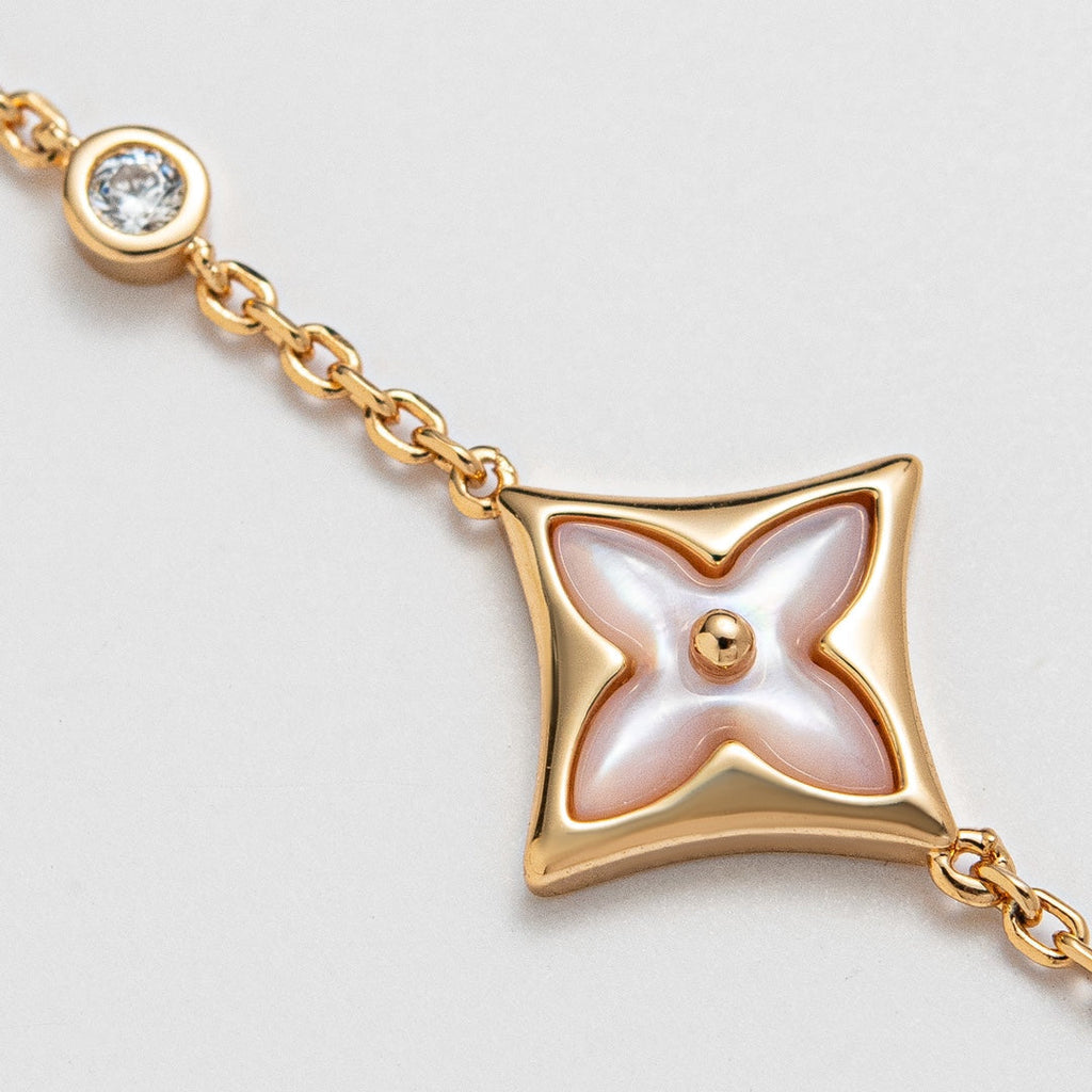 ¡®Jewelicorn¡¯STAR 1 DIAMOND PINK GOLD BRACELET