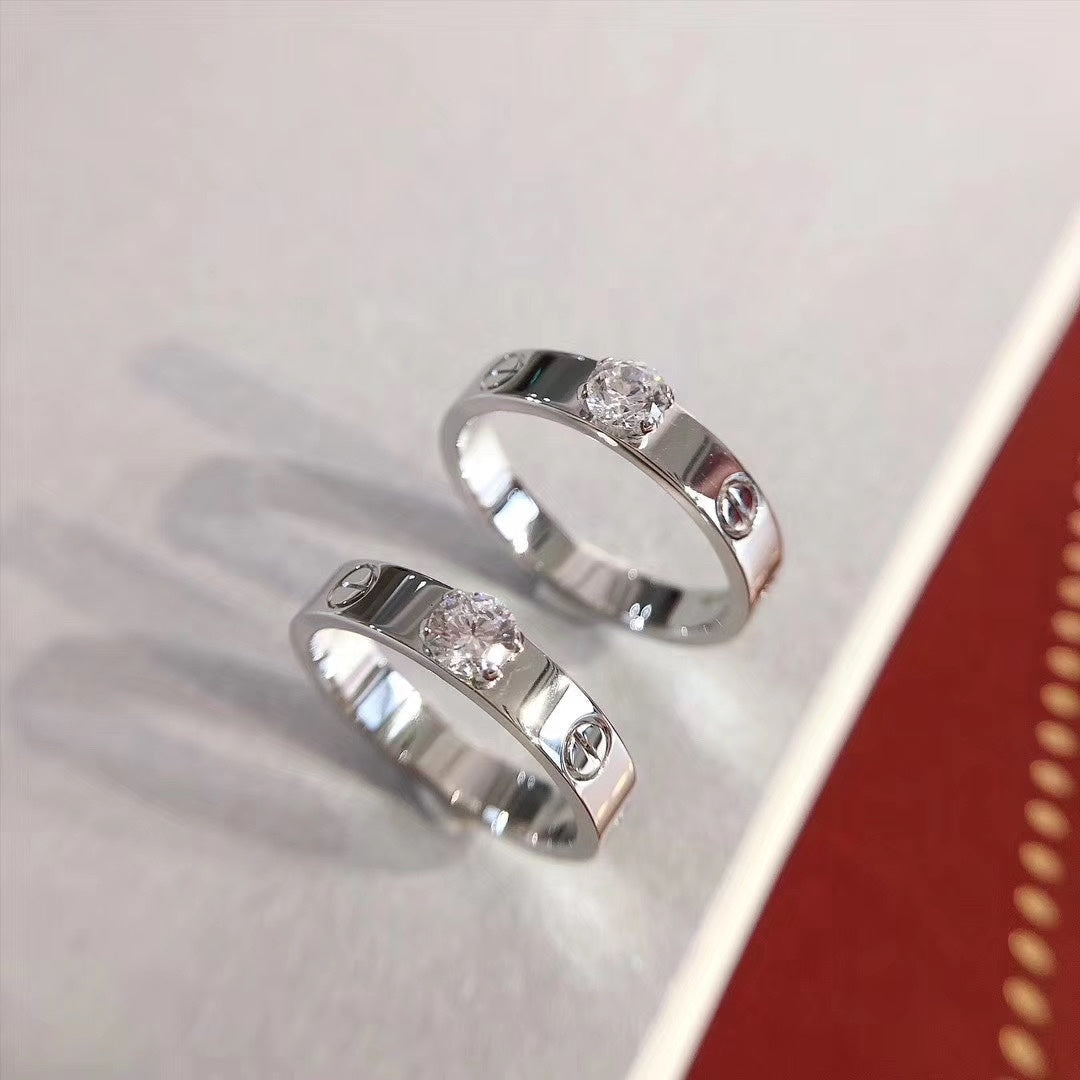 ¡®Jewelicorn¡¯LOVE RING 3.6MM 1 BIG DIAMOND
