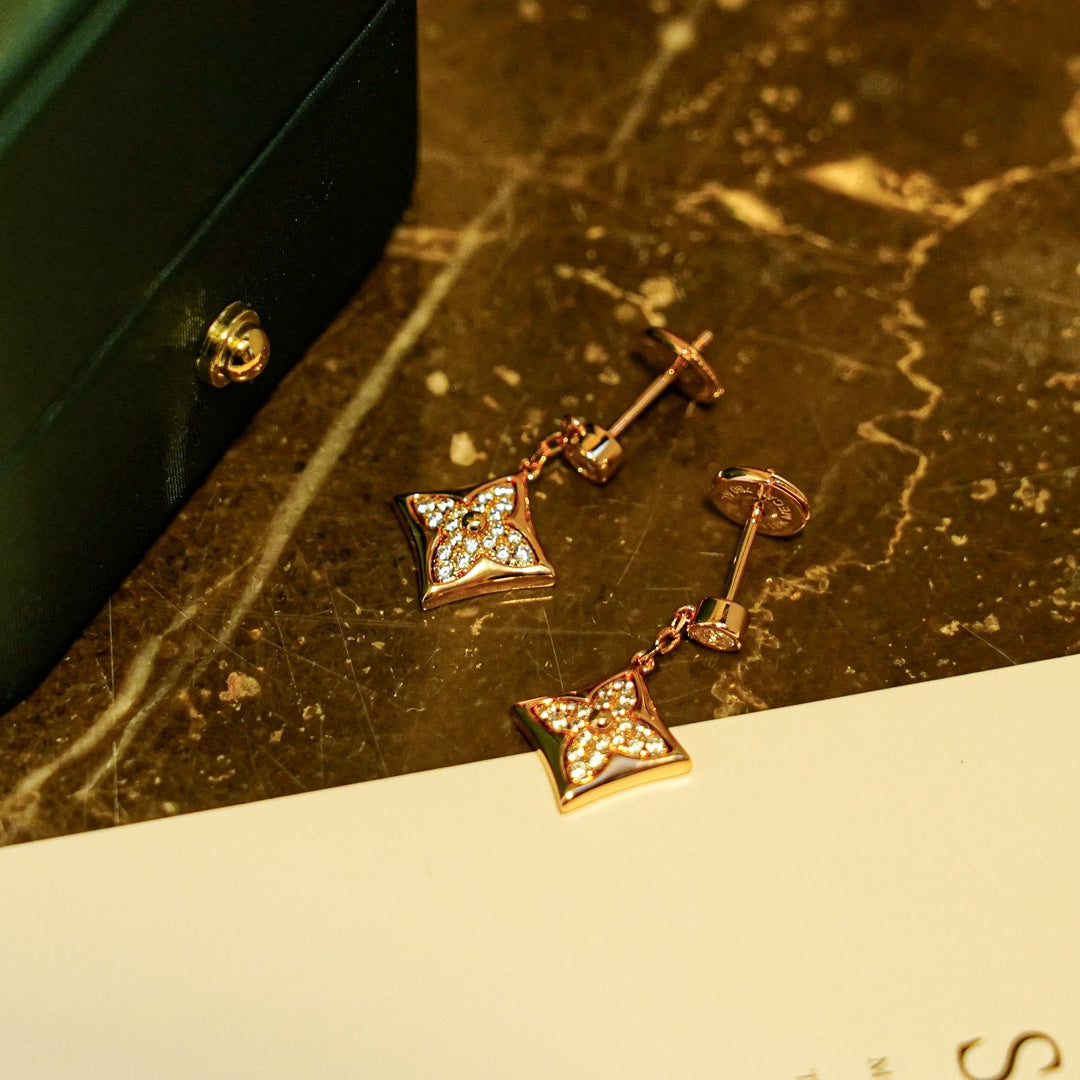 ¡®Jewelicorn¡¯STAR DIAMONDS EARRINGS GOLD