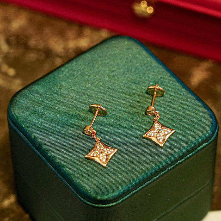 ¡®Jewelicorn¡¯STAR DIAMONDS EARRINGS GOLD