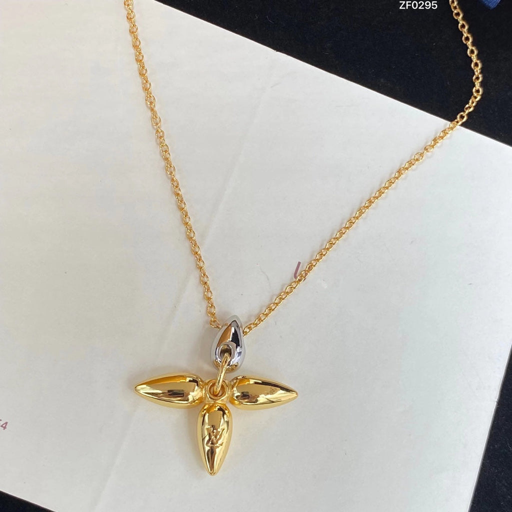 ¡®Jewelicorn¡¯LOUISETTE PEDANT GOLD NECKLACE