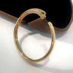 ¡®Jewelicorn¡¯PANTHERE GOLD DIAMOND OPEN BRACELET