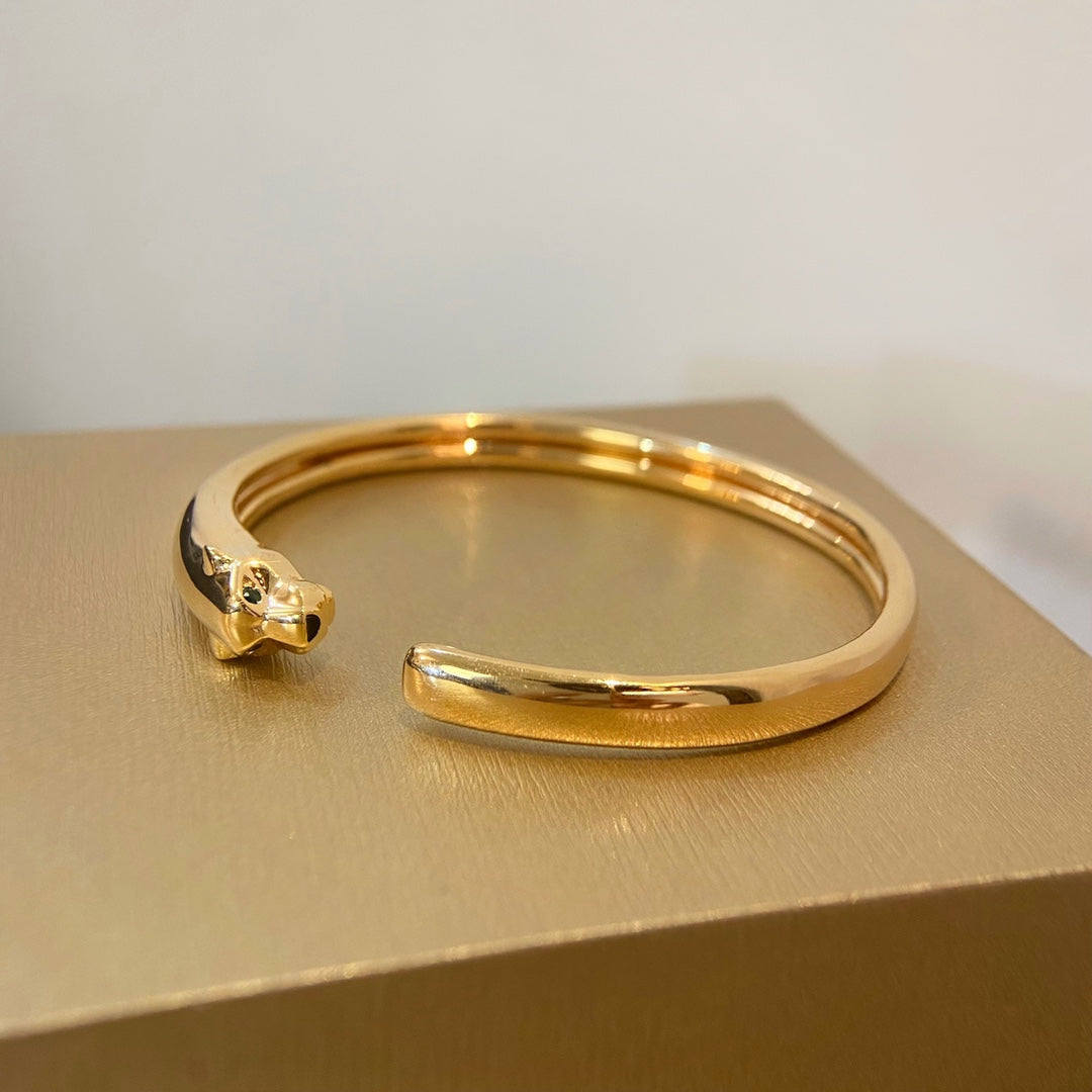 ¡®Jewelicorn¡¯PANTHERE GOLD OPEN BRACELET