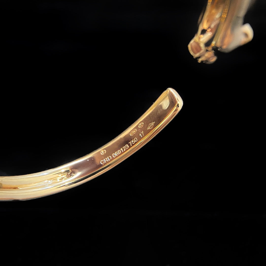 ¡®Jewelicorn¡¯PANTHERE GOLD OPEN BRACELET