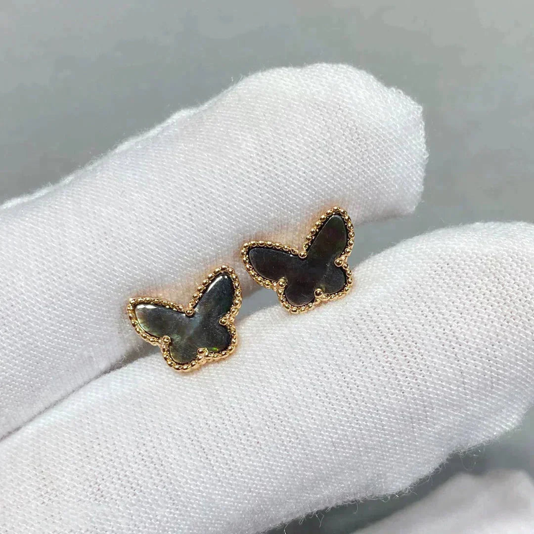 ¡®Jewelicorn¡¯BUTTERFLY DARK MOP  EARRINGS