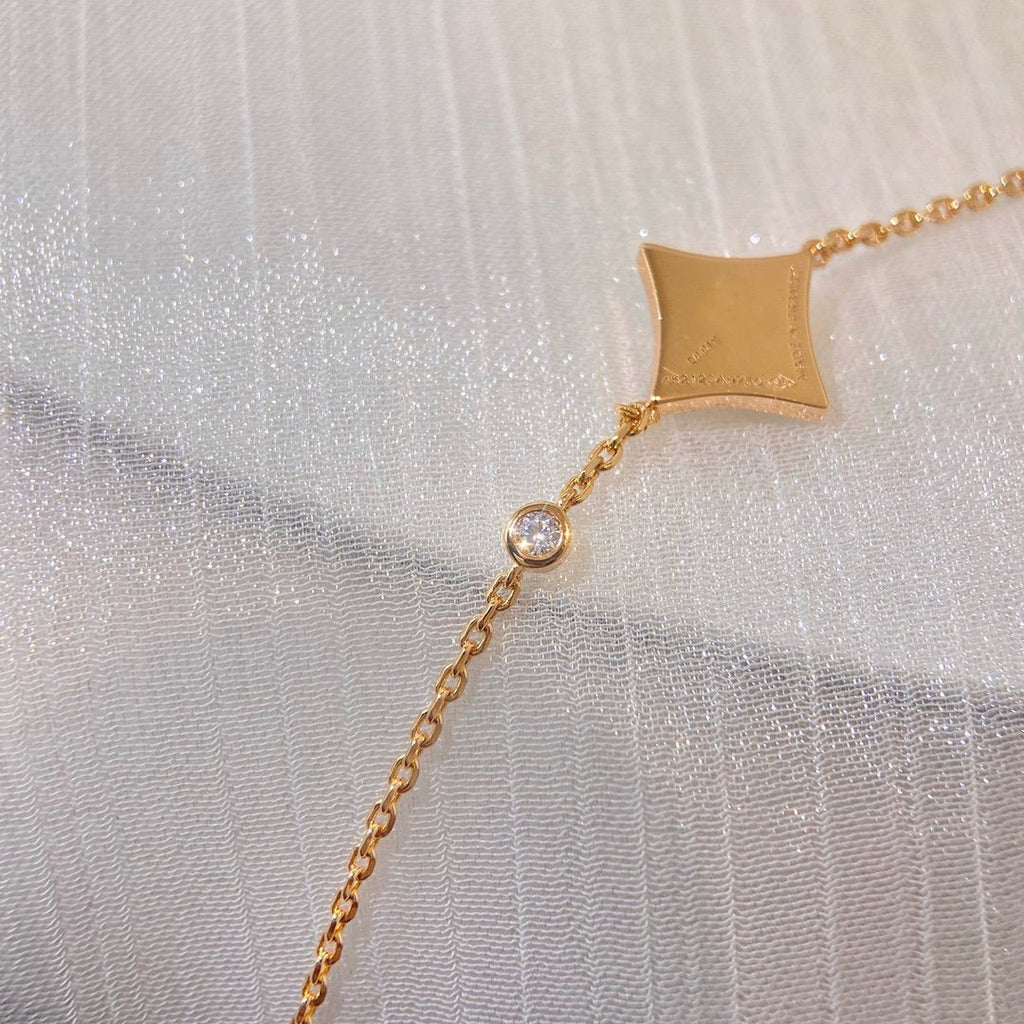 ¡®Jewelicorn¡¯COLOR STAR PINK GOLD DIAMOND BRACELET