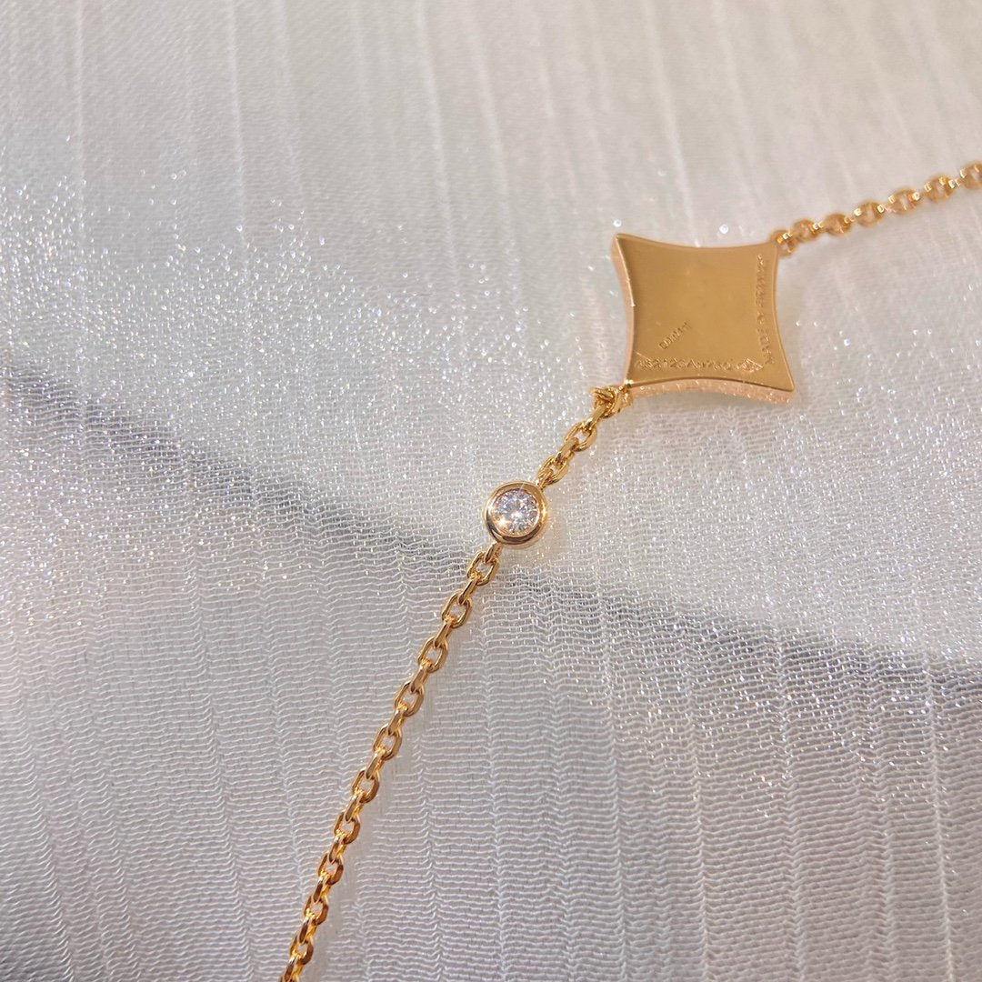 ¡®Jewelicorn¡¯COLOR STAR PINK GOLD DIAMOND BRACELET