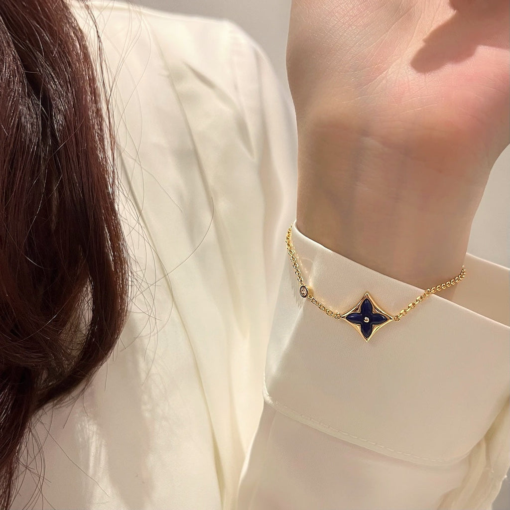 ¡®Jewelicorn¡¯COLOR STAR PINK GOLD DIAMOND BRACELET