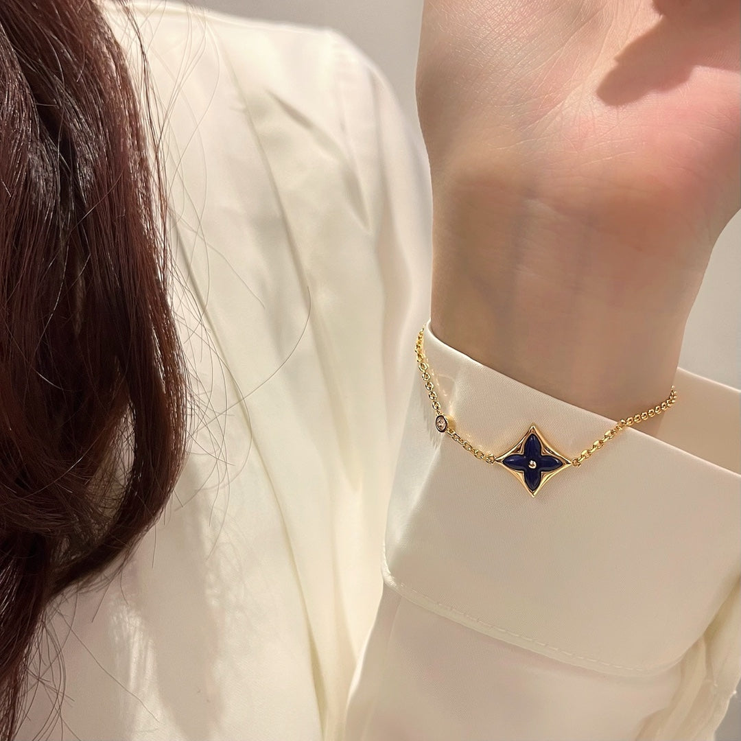 ¡®Jewelicorn¡¯COLOR STAR PINK GOLD DIAMOND BRACELET