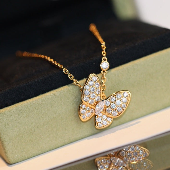 ¡®Jewelicorn¡¯BUTTERFLY DIAMOND NECKLACE