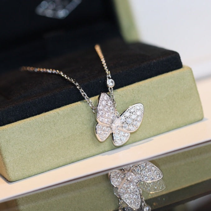 ¡®Jewelicorn¡¯BUTTERFLY DIAMOND NECKLACE