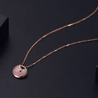 ¡®Jewelicorn¡¯AMULETTE ROSE GOLD PINK MOP NECKLACE