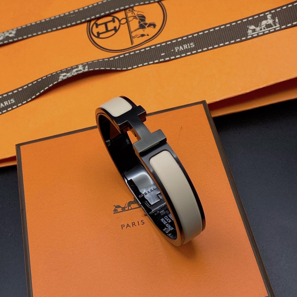 ¡®Jewelicorn¡¯H BRACELET 12MM BLACK BEIGE CERAMIC