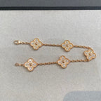 ¡®Jewelicorn¡¯CLOVER 5 MOTIFS  FULL DIAMOND BRACELET