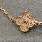 ¡®Jewelicorn¡¯CLOVER 5 MOTIFS  FULL DIAMOND BRACELET