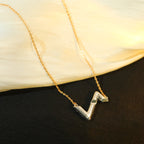 ¡®Jewelicorn¡¯VOLT SILVER DIAMOND PEDANT NECKLACE