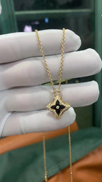 ¡®Jewelicorn¡¯STAR PEDANT PINK GOLD DIAMOND NECKLACE