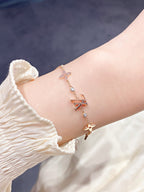 ¡®Jewelicorn¡¯STAR AND SUN 7 MOTIFS GOLD BRACELET